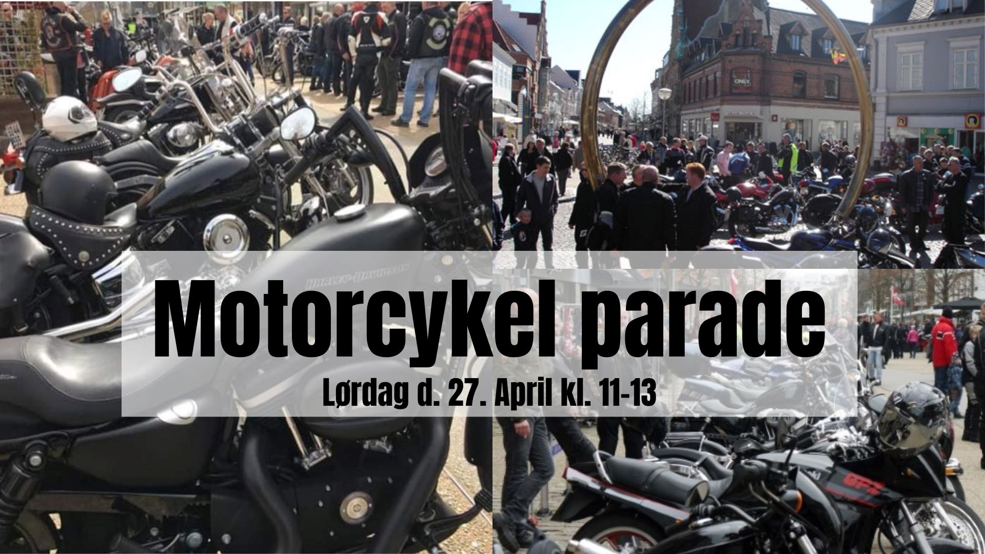 Motorcykel parade - Træf